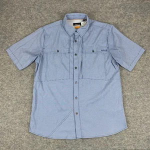 Orvis Open Air Caster Shirt Seersucker Vented Active Fit UPF Mens Medium M * - Picture 1 of 17