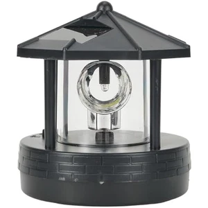 LED Solarbetriebener Leuchtturm, 360 Grad drehbare Lampe LED Solar Leuchtturm3116 - Bild 1 von 6