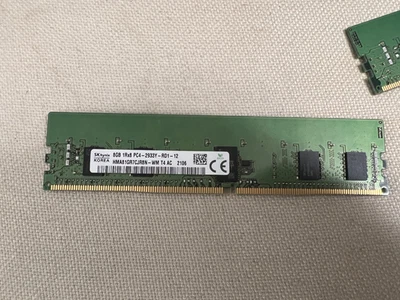 8x 8GB (64GB TOTAL) SK Hynix 1Rx8 PC4-2933Y-RD1 ECC Registered DDR4 RDIMM - Image 1 of 2