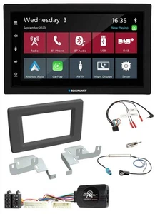 Blaupunkt 2DIN Lenkrad USB Bluetooth DAB Autoradio für Renault Master ab 2019 - Bild 1 von 12