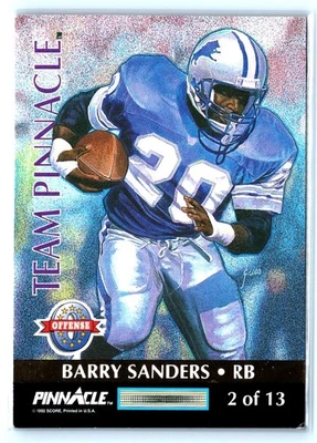 Pinnacle #2 1992 Barry Sanders/Derrick Thomas Team Pinnacle Foto 1 de 2