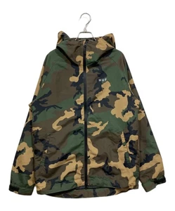 HUF Camouflage jacket / Zip jacket Size: M Green x beige Men - Picture 1 of 7