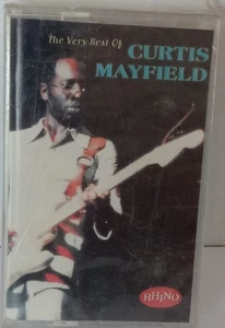 Brand New Sealed Cassette Tape The Very Best Of Curtis Mayfield RHINO Records - Picture 1 of 2