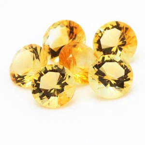 Citrine. Round. VVS1 (Sold Individually). Brazil - Picture 1 of 1