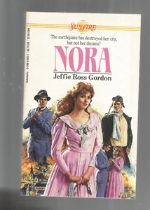 JEFFIE ROSS GORDON  ( PB) SUNFIRE SERIES- "NORA " 1987 YA ROMANCE - Picture 1 of 4