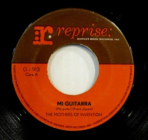 THE MOTHERS OF INVENTION (FRANK ZAPPA) "MI GUITARRA" 7' single Mexico rare - Picture 1 of 3