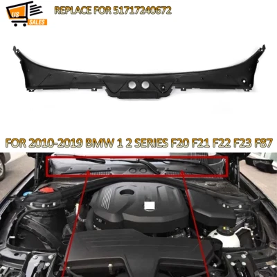 FOR BMW 1 2 SERIES F20 F21 F22 F23 F87 WINDSHIELD WIPER COVER COWL 51717240672 - Image 1 of 4