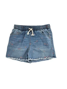 Art Class Girls Cherry Print Denim Jean Shorts Medium 7 - 8 - Picture 1 of 3