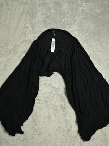 Aqua Swim NWT Womens Black Cover Up Sarong Skirt Beach Skirt Short Sarong - Picture 1 of 6