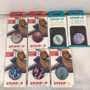SPINPOP UNIVERSAL PHONE HOLDER Secure Hold For Texting & Selfies - Picture 1 of 10
