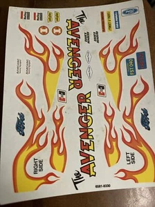 AMT 1940 Ford Coupe 1:25 Scale Decal Sheet-uncut, nice - Picture 1 of 4