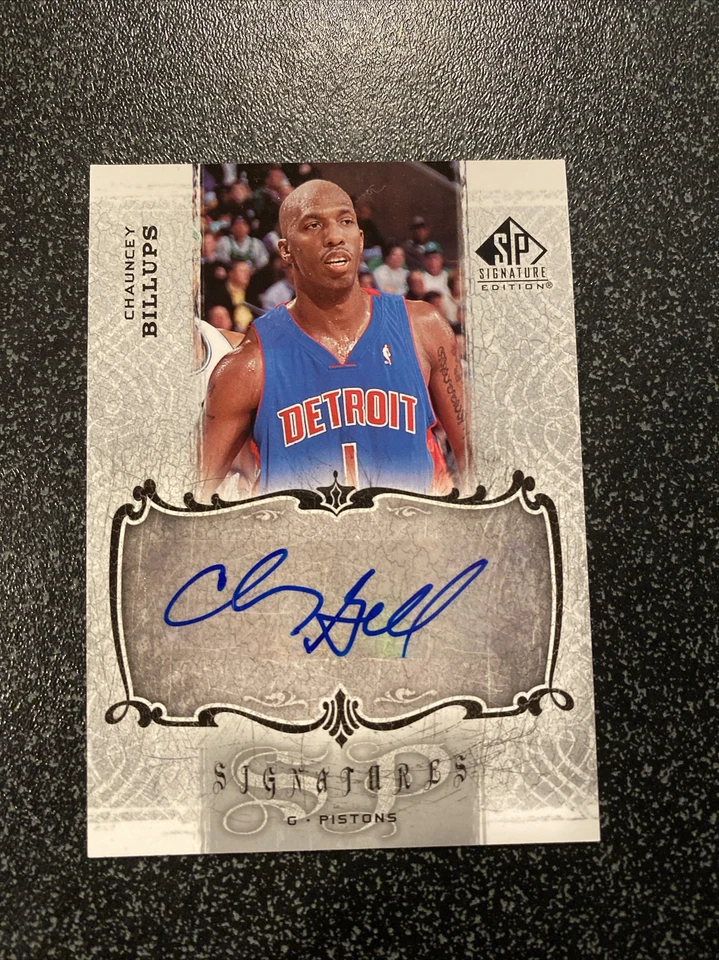 2006-07 SP Signature Edition Chauncey Billups Signatures Auto #SPS-CB Pistons - Image 1 of 2
