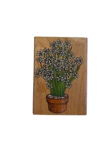 1994 Hero Arts Stempel G911 getopfte Narzisse - Bild 1 von 4