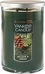 Balsam & Cedar Scented,Classic Large 22oz Dual-Wick Tumbler Candle,Over 75 Hours - Picture 1 of 6