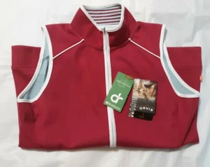 Orvis Damen Gr. M Weste leicht durchgehender Reißverschluss Fronttaschen rot  - Bild 1 von 12