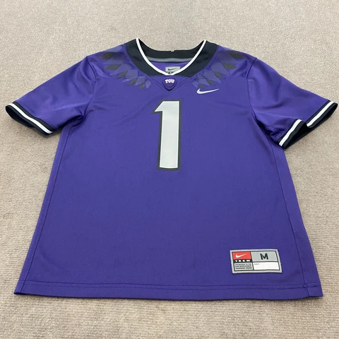 Nike TCU Horned Frogs Jersey Youth Size Medium #1 Boys College Football Cover