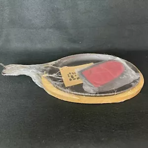 Alte Berggusseisen Fajita Platte Fajita Pfanne mit Holztablett & Handschuh - Bild 1 von 3