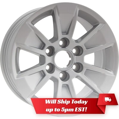 New 17" Silver Alloy Wheel Rim for 2019-2023 Chevy Silverado GMC Sierra 1500 - Image 1 of 4
