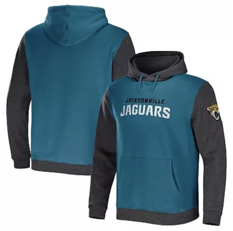 Jacksonville Jaguars Hoodie Sweater XL Men Teal NFL Pullover Cover