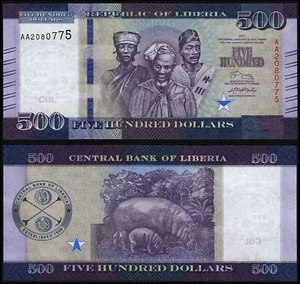 500 dólares Liberia (P36b) 2017 unc - Imagen 1 de 1