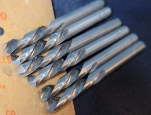 #20 (.1610") Left Hand Screw Machine Drill Bits HSS 118° Union Twist Pack of 6 - Picture 1 of 3