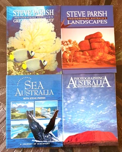 STEVE PARISH *4 Books *Australian Pictorial History *All Like New Lge S/covers - Picture 1 of 2
