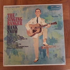 Hank Snow The Singing Ranger 33 1/3 Record Album Vinyl LP RCA Camden - Picture 1 of 4