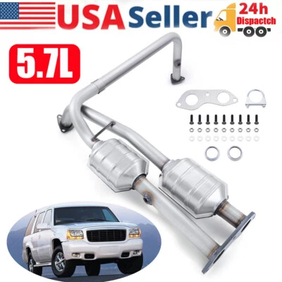 Catalytic Converter For Chevrolet GMC C1500 C2500 K1500 K2500 1996-2000 5.7L V8 - Image 1 of 4