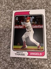 2023 Topps Heritage Matt Thaiss #431 SP Los Angeles Angels Error No Position