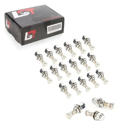 20x Tornillo de perno moleteado Banda plana Tuerca de rueda M12 X 1,5 mm para Toyota Foto 1 de 4