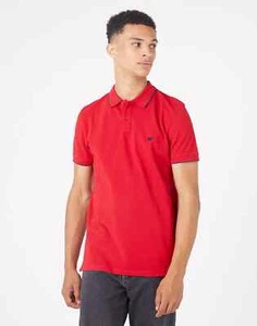 WRANGLER Polo Shirt in Red MAGLIA UOMO MANICA CORTA W7BHK4X47 - Imagen 1 de 4