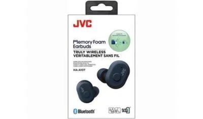 JVC Bluetooth In-Ear Headphones True Wireless Memory Foam HA-A10T - Blue (NEW) - Image 1 of 4