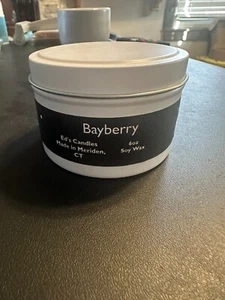 Ed’s Candles Highly Scented Soy Candles Bayberry 6oz Tin Free Shipping - Picture 1 of 2
