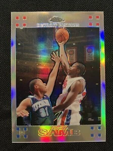 2007-08 Topps Chrome Refractor 126 CHEIKH SAMB Pistons #/1499 Rookie Card RC - Picture 1 of 2