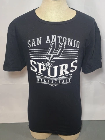 NBA Ring Spun Soft San Antonio Spurs Black T Shirt Men's Size XL ~ Used Cover