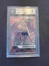 2016-17 Prizm Brandon Ingram Rookie Ruby Wave Prizm BGS 9 - Pelicans Star