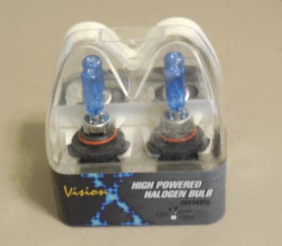 NUEVO Par 12V 65 vatios HB3 9005 bombilla halógena brillante súper blanca faros luces Foto 1 de 3