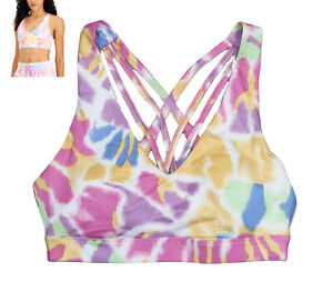 Ideology RapiDry Strappy Low Impact Athletic Women's Sports Bra NWT Multicolor