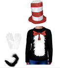 Dr Seuss Cat In The Hat Boys Girls Costume Bookweek