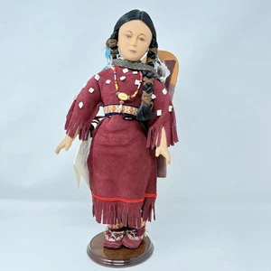 Ruben Tejada Spring Water Little Scout Crow Nation Native American Princess Doll - Picture 1 of 11