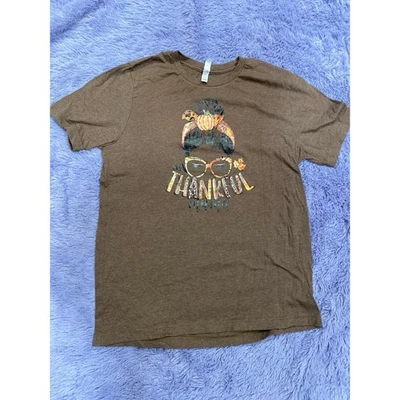 Футболка One Thankful Momma большой размер - Изображение 1 из 3