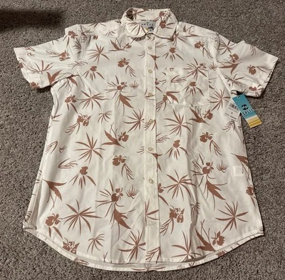 NWT Mens Split Brand Short Sleeve Button Down Size Small Hawaiian Shirt New Tag - Image 1 of 4