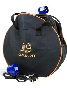 14m Mains Extension Cable with Fly Lead Converter & Waterproof Caravans, Camperv - Picture 1 of 5