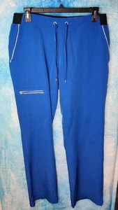 HH 360⁰ 4 Pocket Scrub Pants Women’s Sz L Blue Comfort Stretch VGPOC 36"x33" - Picture 1 of 7
