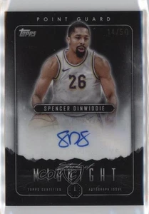2023-24 Topps Midnight Stroke of Moon Beam/50 Spencer Dinwiddie #SMA-SD automático - Imagen 1 de 3