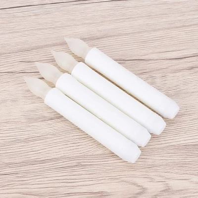  4 Pcs Candele Led Per Halloween Candeline Senza Fiamma Decorative - Image 1 of 4