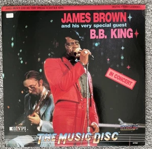 James Brown In Concert with B.B. King Laserdisc Funk Soul Godfather Hip Hop - Picture 1 of 3