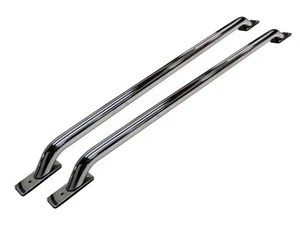 Go Rhino 88-98 Chevrolet Pick Up Stake Pocket Bed Rails - Chrome - Picture 1 of 4
