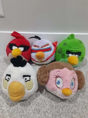 Angry Birds Commonwealth 5" Inch Plush Lot Of 5 - Image 1 of 4
