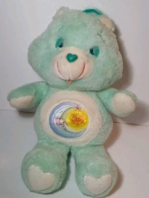 1980s Vintage 1983 Care Bear Bedtime Bear 1980s Vintage Care Bear 13" Plush 80s - Image 1 of 4